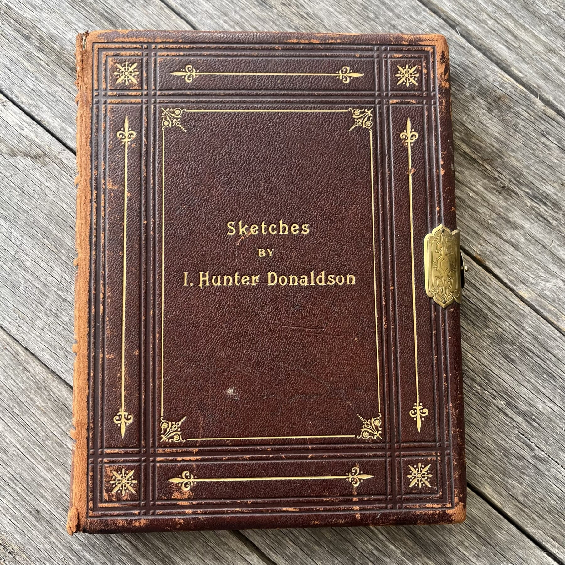 SKETCHES WITH PEN AND PENCIL by ISAAC HUNTER DONALDSON, LONDON - PRINTED FOR PRIVATE CIRCULATION 1903