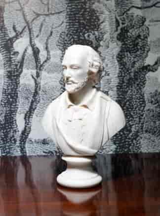 Parian Shakespeare Bust c. 1870