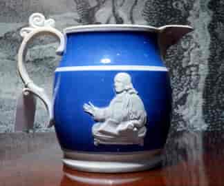 John Wesley commemorative jug, c. 1839