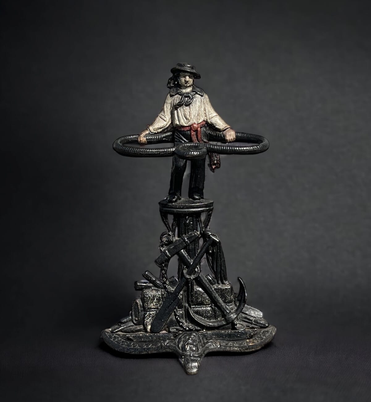 Jack Tar cast iron umbrella stand, c. 1860
