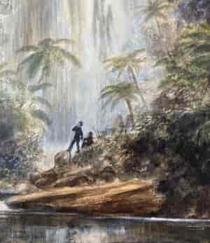 GH Hammond - Under the Waterfall, c. 1900