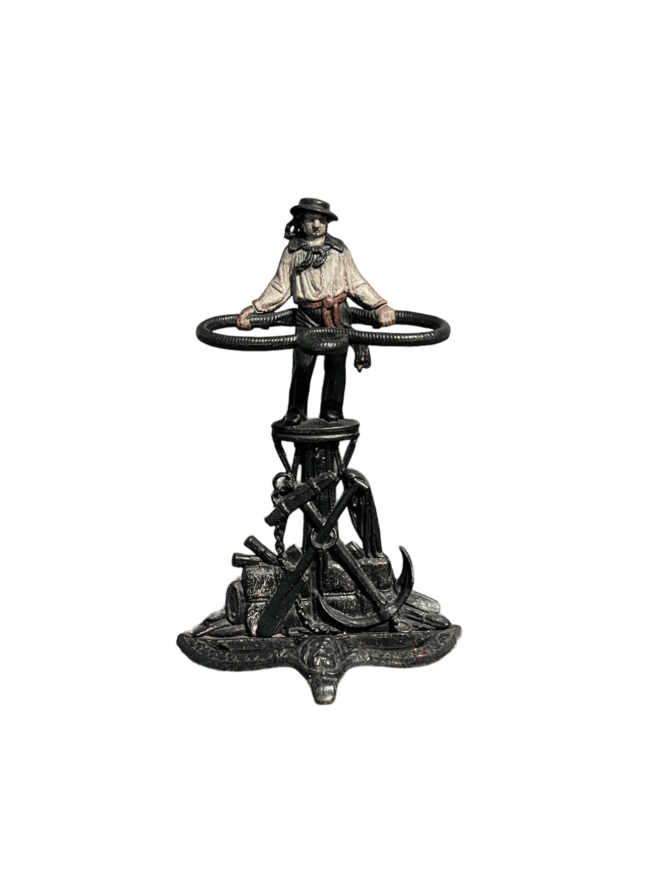 Jack Tar cast iron umbrella stand, c. 1860