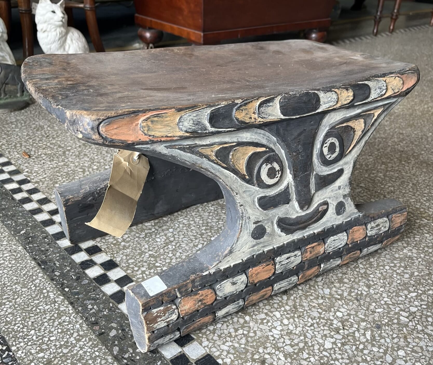New Guinea headmans stool, Eastern Sepik, collected 1970’s