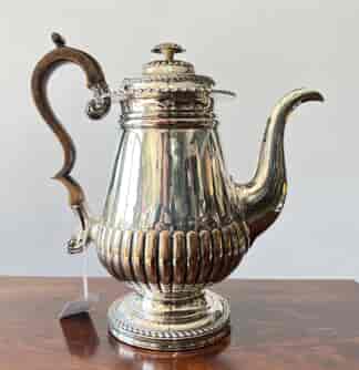 Old Sheffield Plate coffee pot, good condition, c. 1825