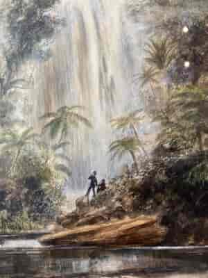 GH Hammond - Under the Waterfall, c. 1900
