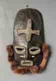 Papua New Guinea mask, shells & tusks, 20th century