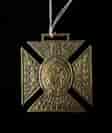 Brass Golden Jubilee Medal - VICTORIA THE GOOD - Maltese Cross, 1897