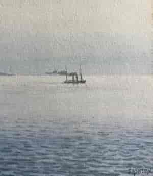 James Ashton Coastal Scene c.1920
