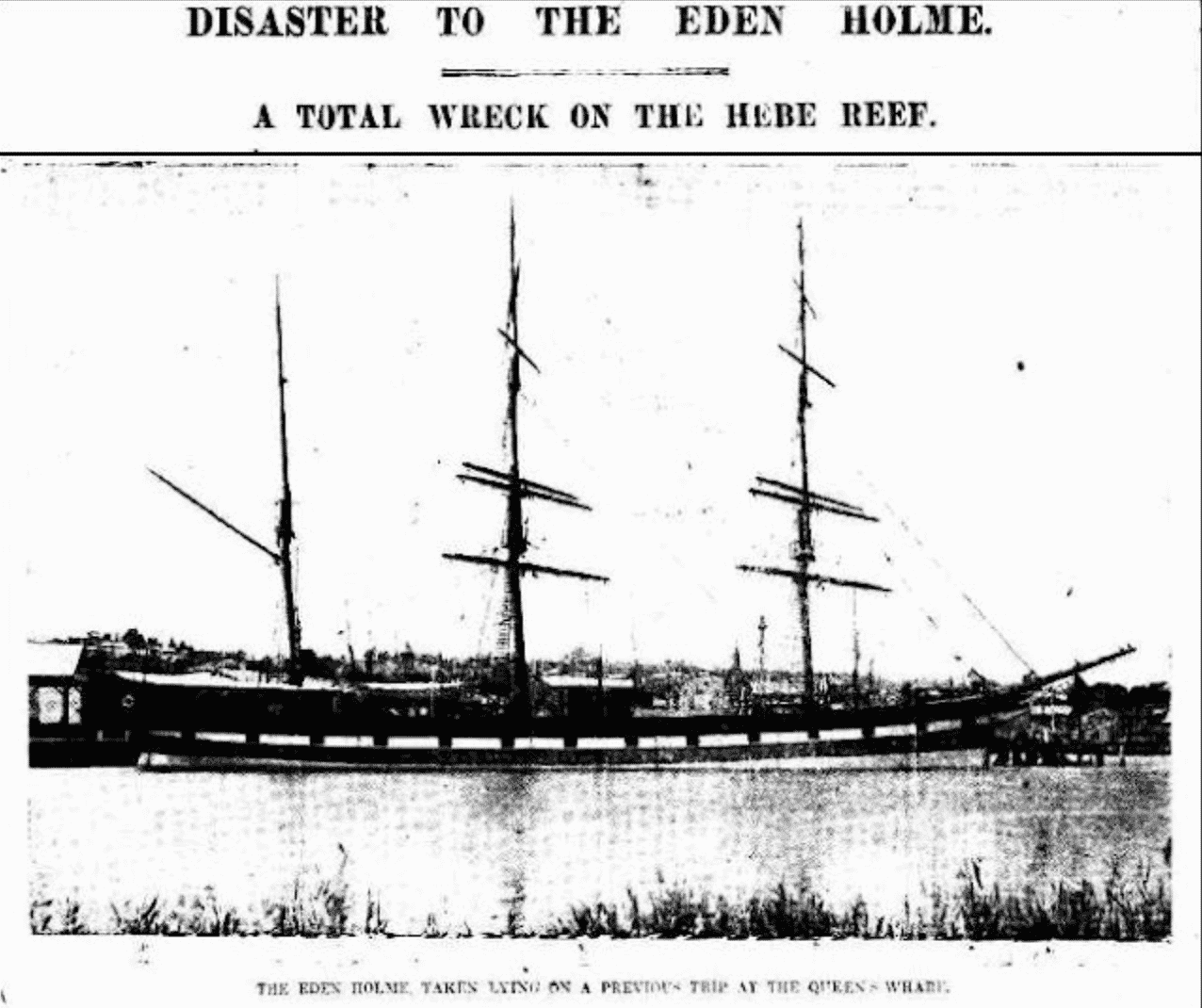 Eden Holme clippership 1875-1907