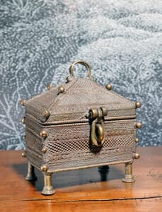 Dhokra Indian bronze casket