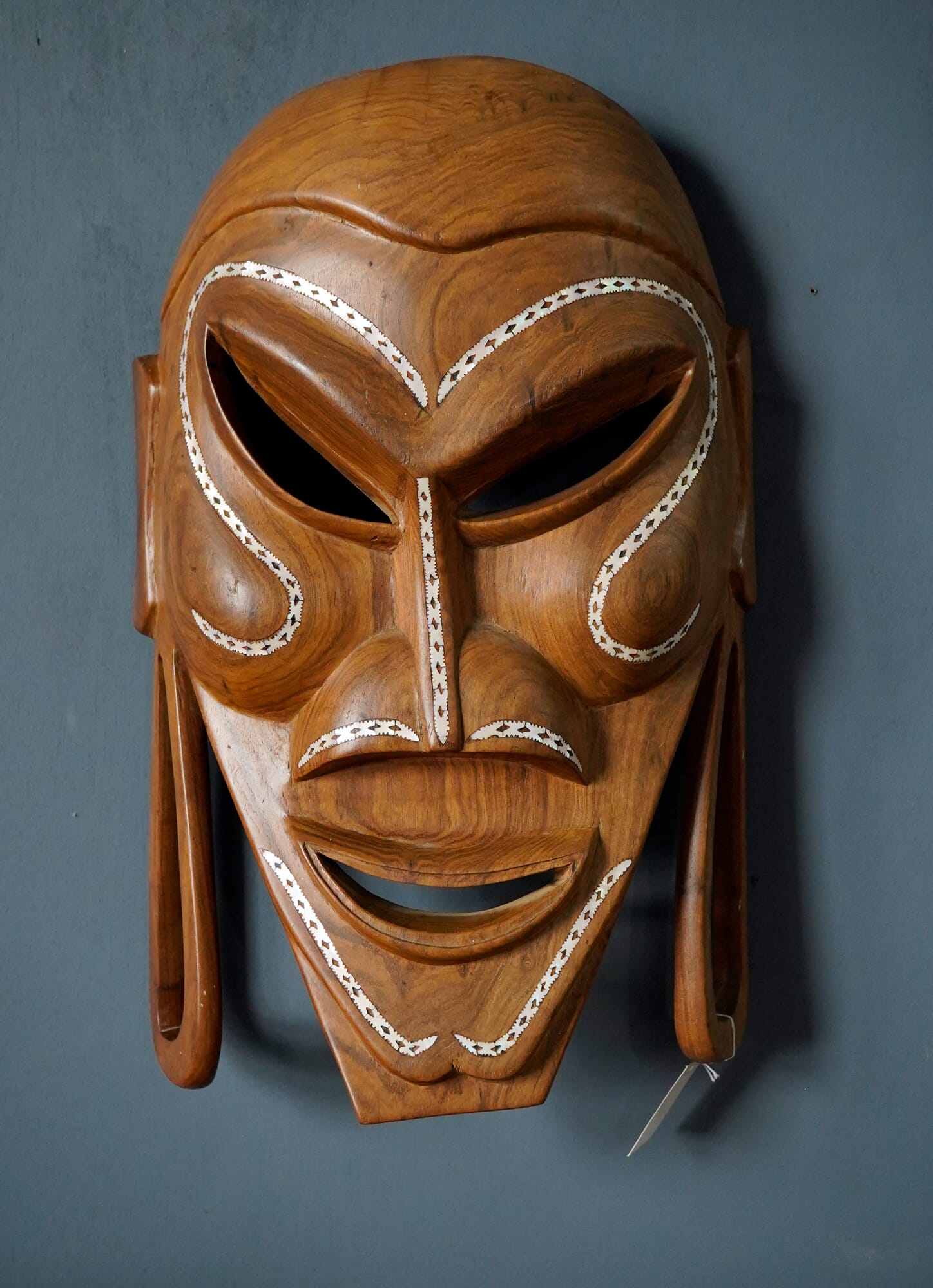 ソロモン諸島　木彫りマスク ソロモン諸島 木彫りマスク Solomon Islands mask, Betikama type