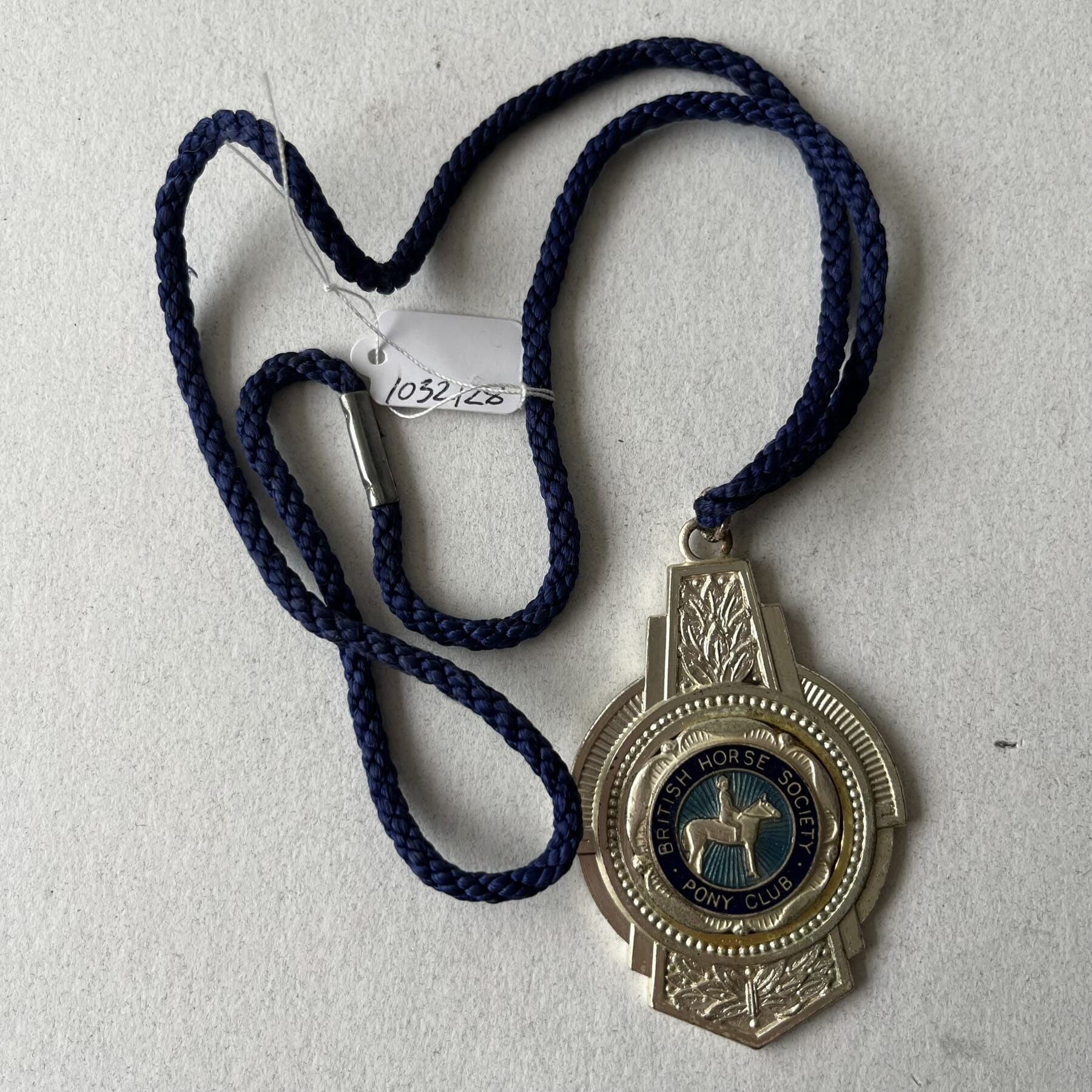 'British horse society, pony club' medal C.1950