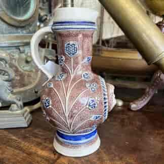 German westerwald salt glaze jug,C. 1870