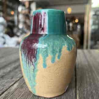 Belgium art pottery vase, early 20th C