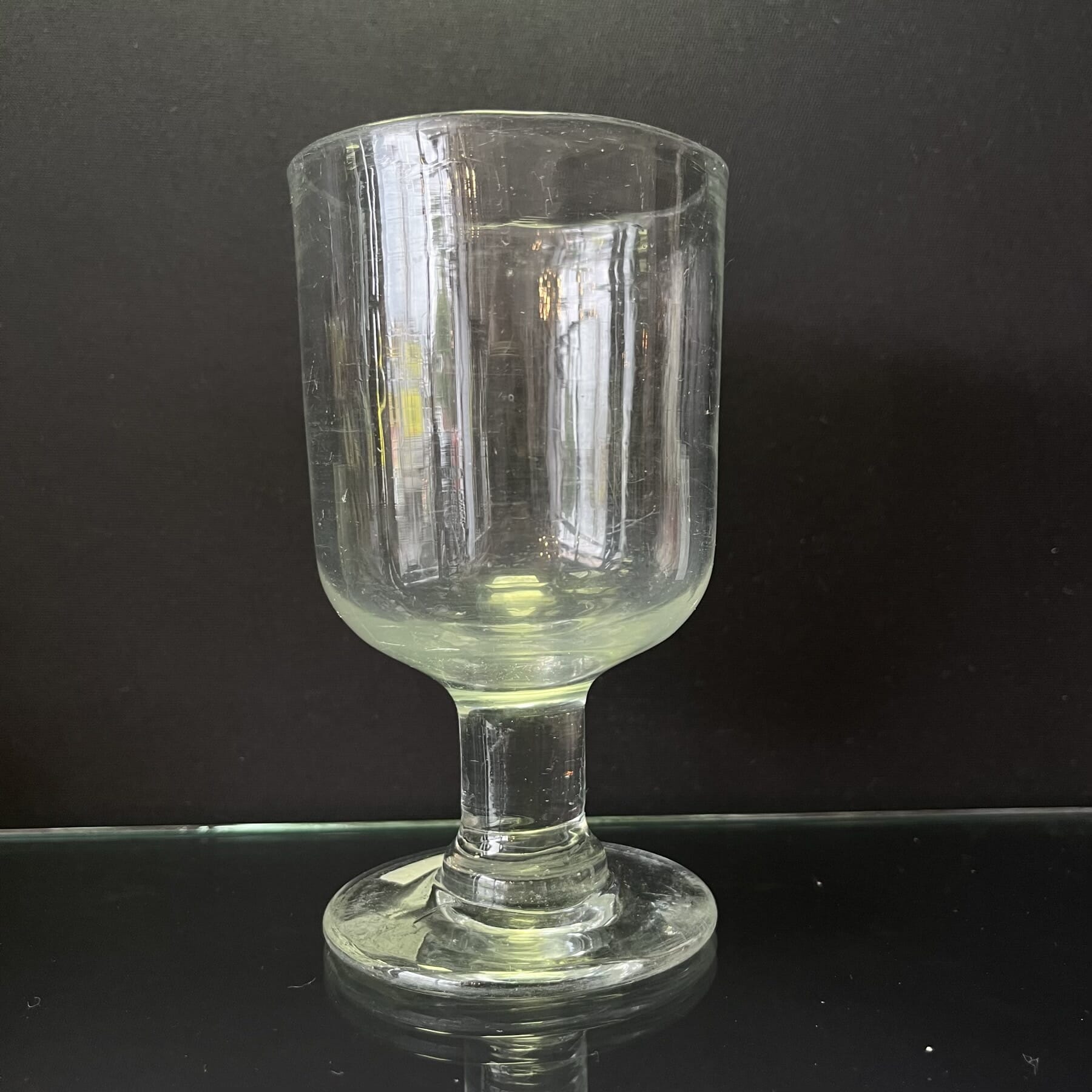 Victorian Rummer Glass Thick Short Stem 19th Century Moorabool Antique Galleries
