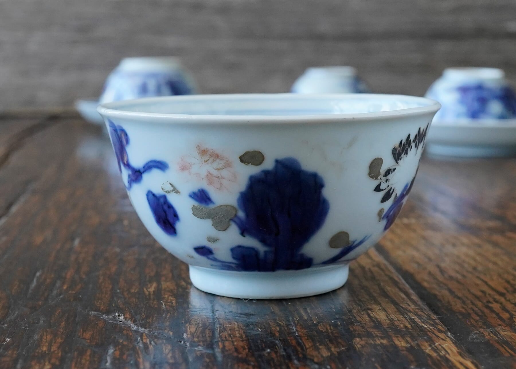 Chinese Export porcelain tea bowl & saucer, Nankin Cargo 1750