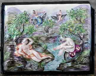 Italian Maiolica Plaque
