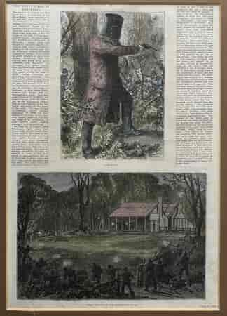 Ned Kelly 1880 Illustrated London News print