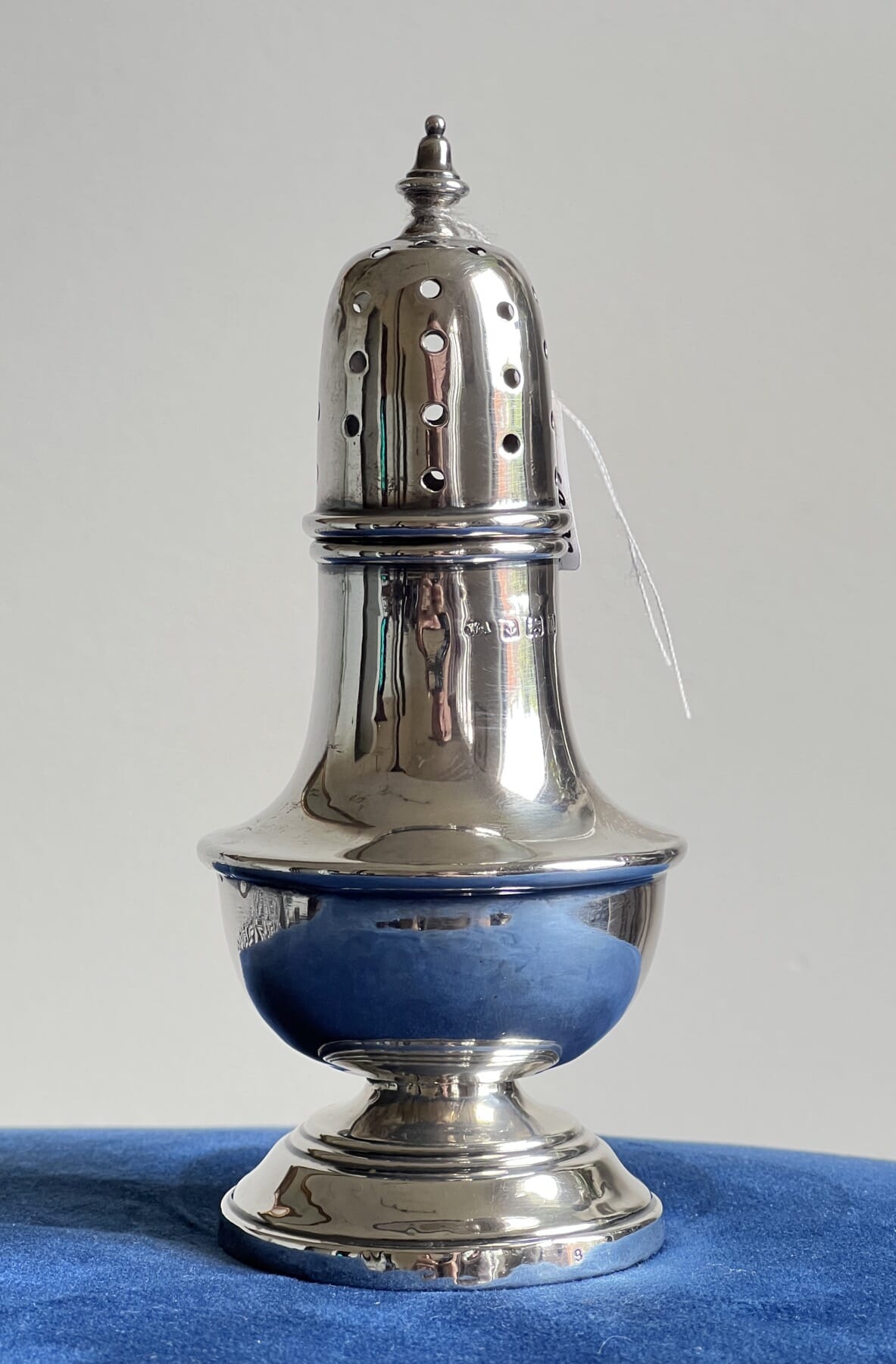 Georgian style Sterling Silver Sugar Sifter, Birmingham 1912