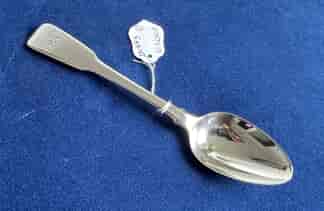 George III Sterling Silver tea spoon, scarce Josiah & George Piercy maker, London 1811