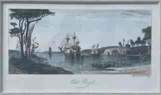 Copperplate engraving ‘East Boyd NSW’, John Black Carmichael 1848