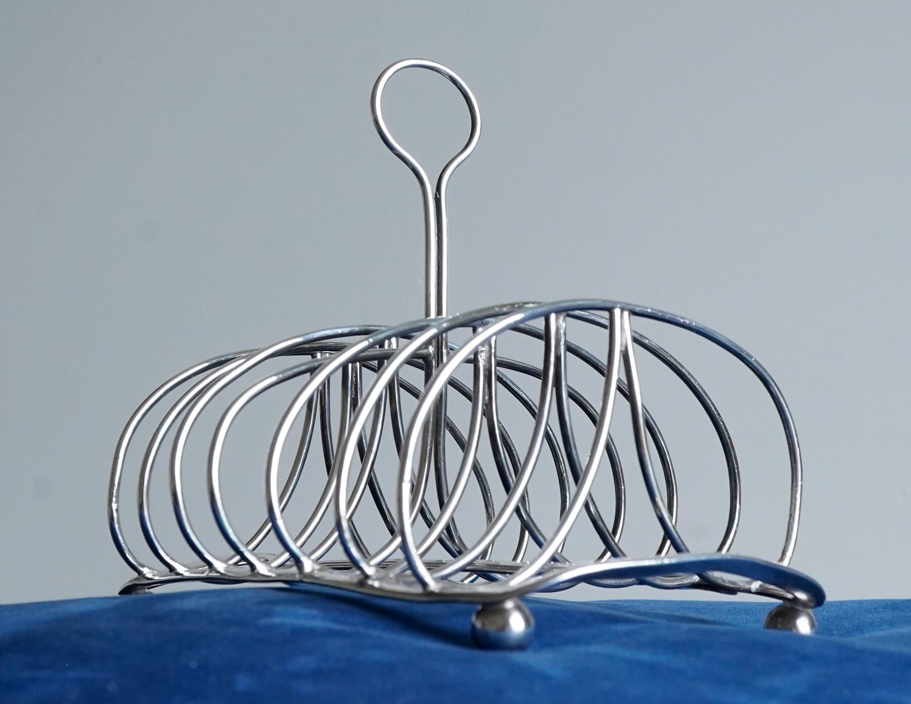 Georgian Sterling Silver Toast Rack London 1827