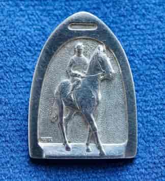 J.E.Pike-Phar Lap Medallion 1930 Melbourne Cup Sterling Silver Stirrup Commemorative