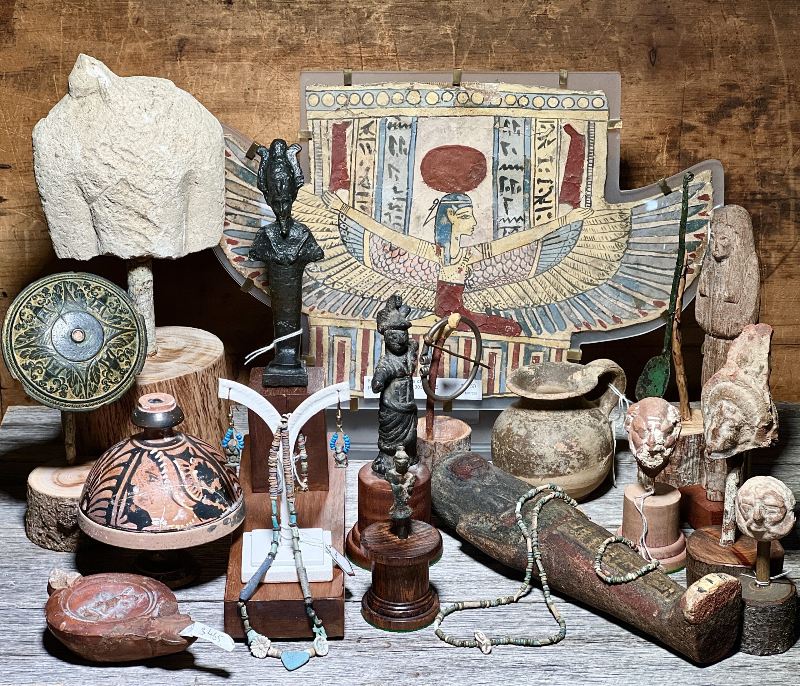 Antiquities from Greece, Rome, Egypt, at Moorabool Antiques, Geelong, Australia