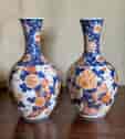Pair of Japanese Imari vases, Fukagawa studio koransha mark, c.1900