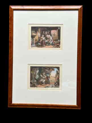 Pair of Baxter Prints, 'News from Australia' , 'News from Home' , 1853-4