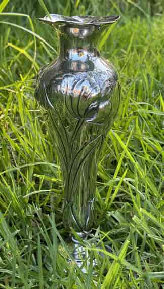 Sterling Silver Art Nouveau 'Tulip' vase, Sheffield 1903