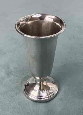 Sterling Silver small bud vase, Birmingham 1970