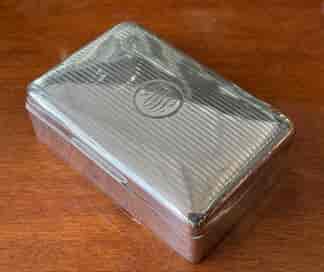 Sterling Silver box, hallmarked for Birmingham 1928