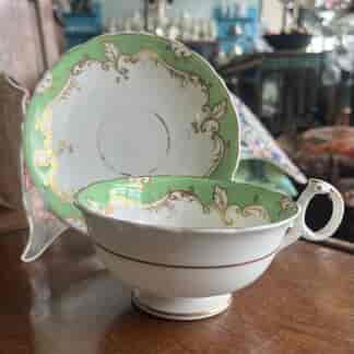Ridgway tea cup + saucer, ‘Union’ shape,  c. 1840