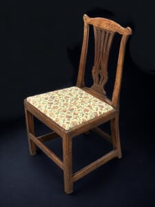 Country Chippendale elm chair, circa 1780 – Moorabool Antique