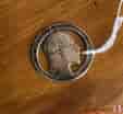 Edward VII Sterling Silver medallion with cut-out head, schilling c.
