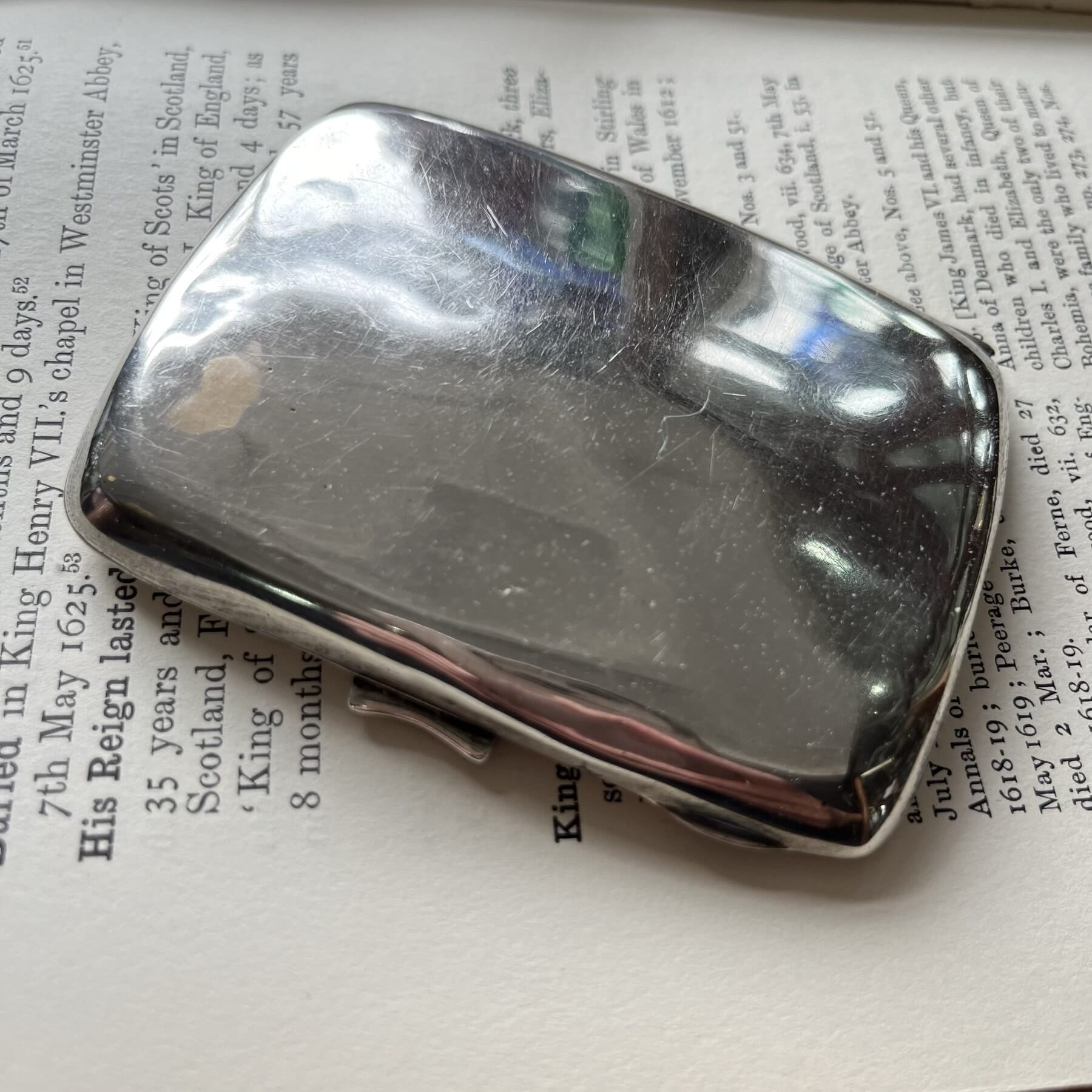 Sterling silver case, Birmingham 1915