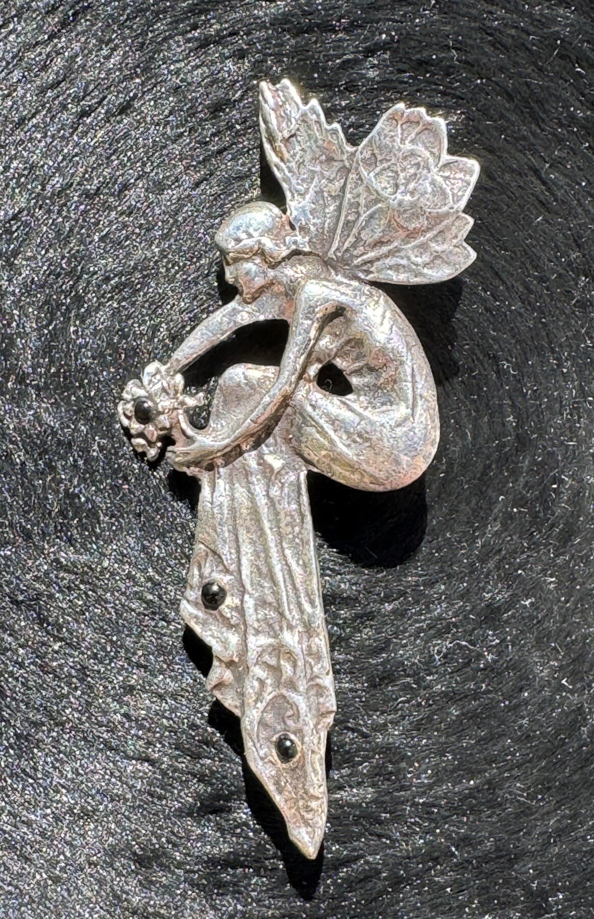 Sterling Silver 'Flower Fairy' Brooch, 20th c.