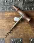 Coney's Patent Champagne corkscrew, wood handle, c. 1890