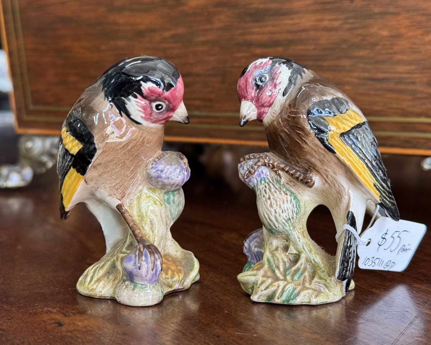 Two Beswick 'Goldfinch' figures, #2273, latter 20th century